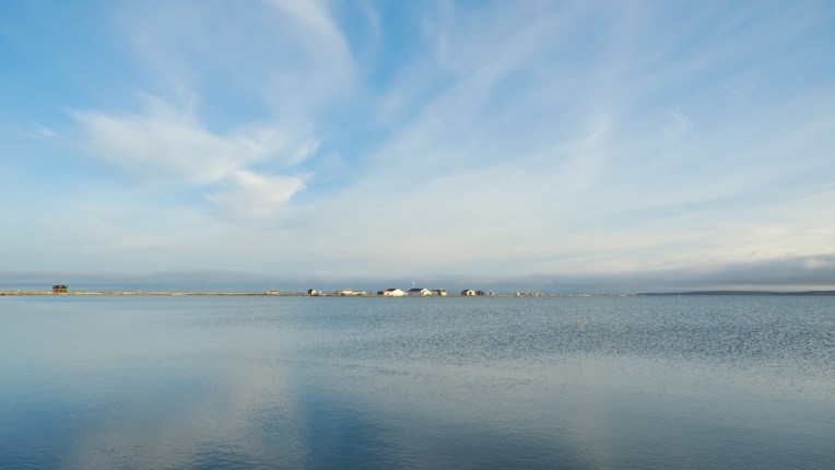 Evening in the Arctic at Pauline Cove on Qikiqtaruk - Herschel Island